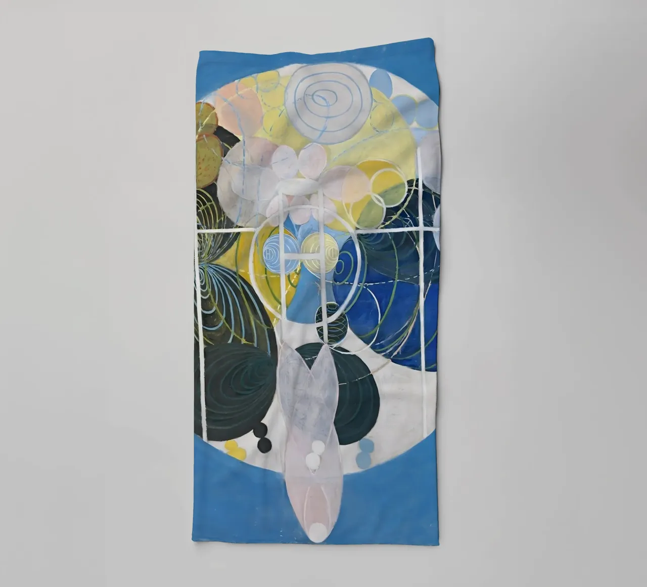 Hilma Af Klint - Les grandes figures, n° 5, groupe II serviette de bain de William Store