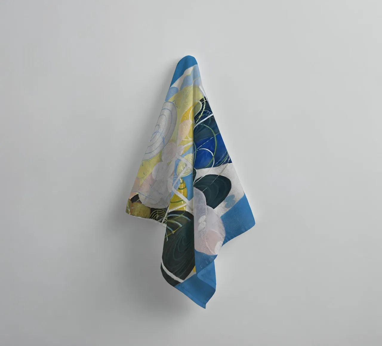 Hilma Af Klint - Les grandes figures, n° 5, groupe II serviette de bain de William Store