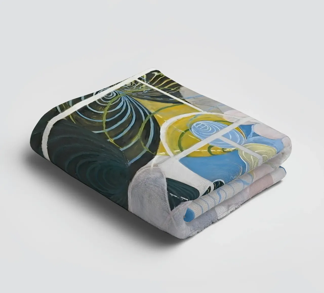 Hilma Af Klint - Les grandes figures, n° 5, groupe II serviette de bain de William Store