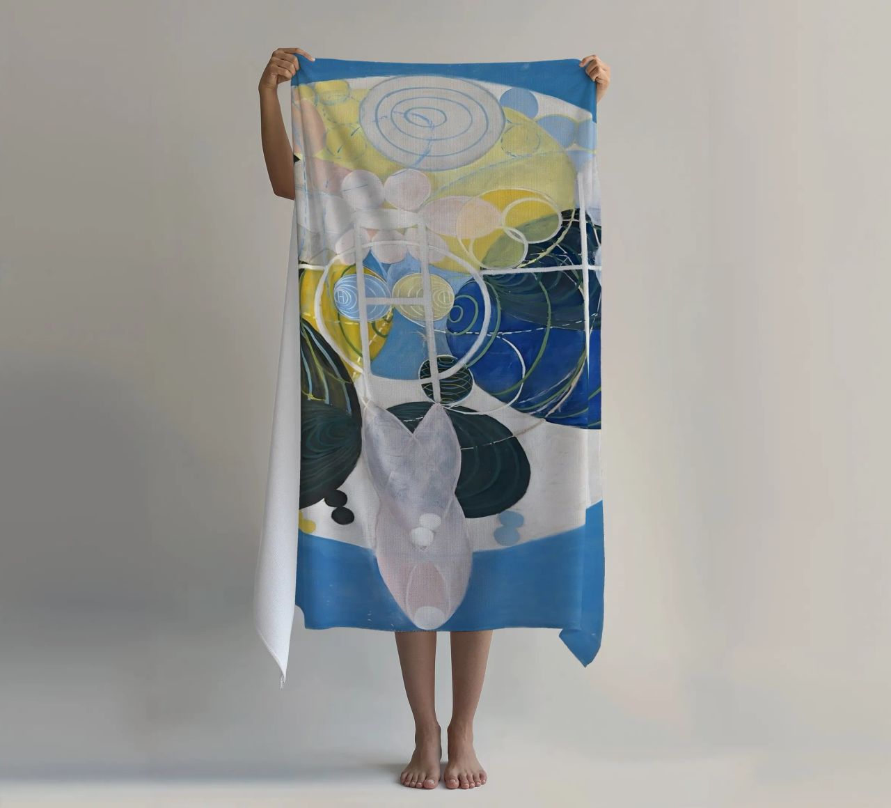 Hilma Af Klint - Dipinti di grandi figure, n. 5, gruppo II telo mare da William Store