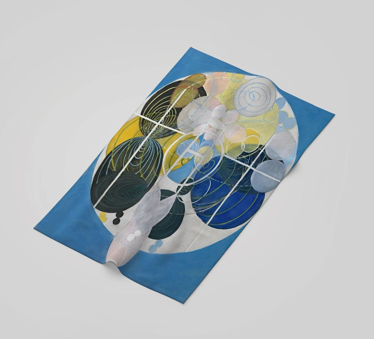 Hilma Af Klint - Dipinti di grandi figure, n. 5, gruppo II telo mare da William Store