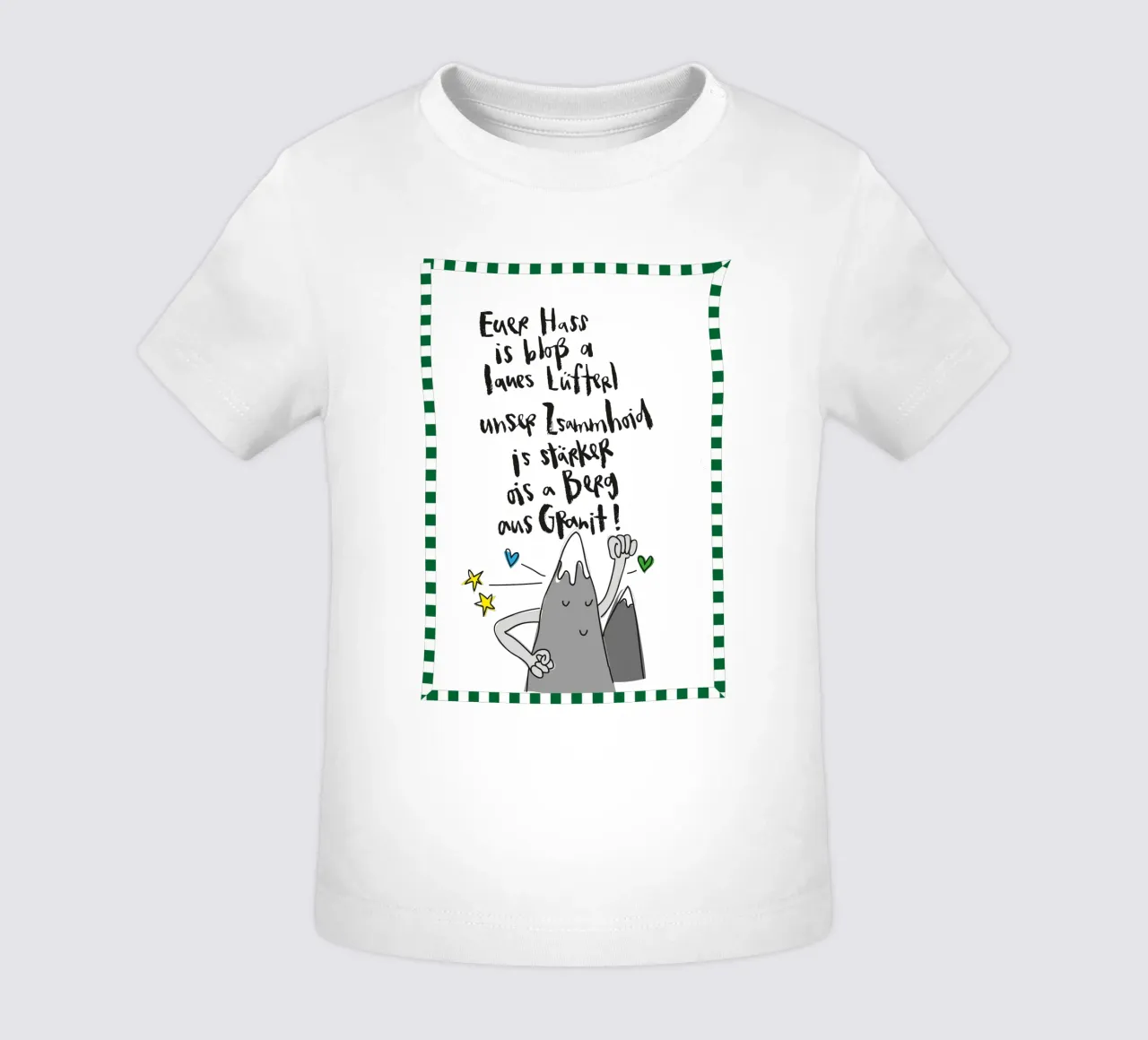 Empathischer Berg Baby T-Shirt von Brushmeetspaper