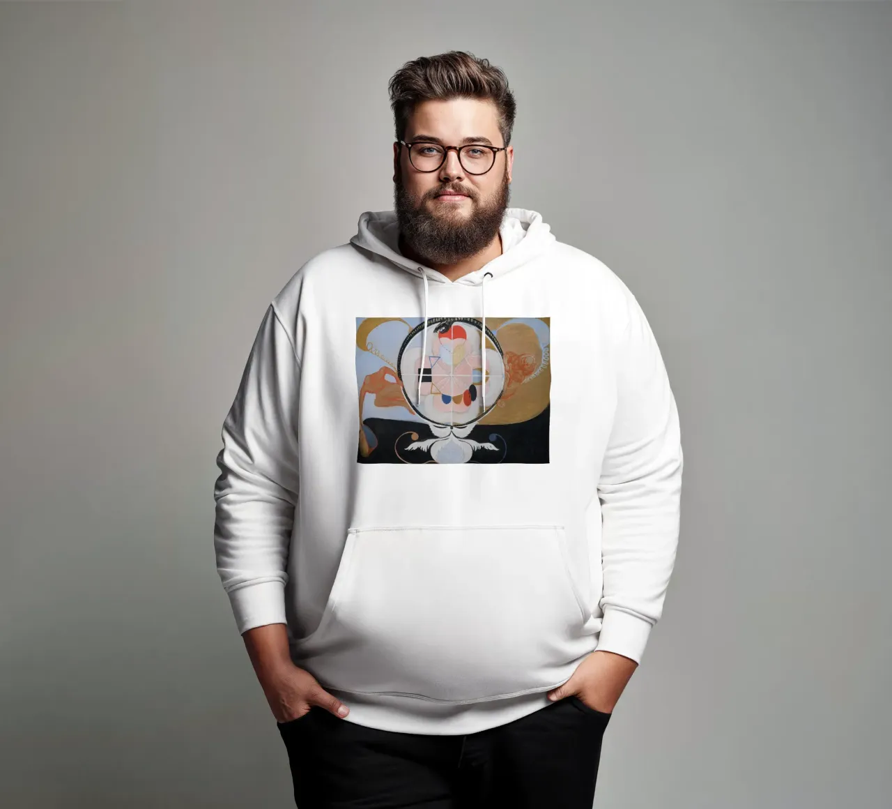 Evoluzione di Hilma af Klint, n. 13, Gruppo VI felpa con cappuccio da William Store