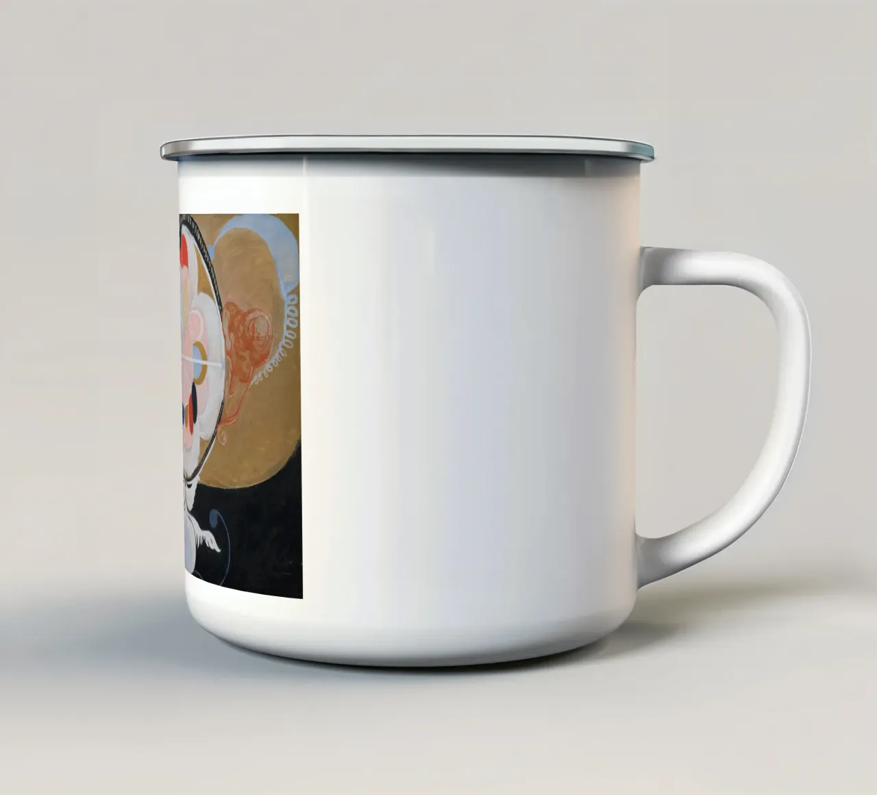 Evoluzione di Hilma af Klint, n. 13, Gruppo VI tazza in smalto da William Store