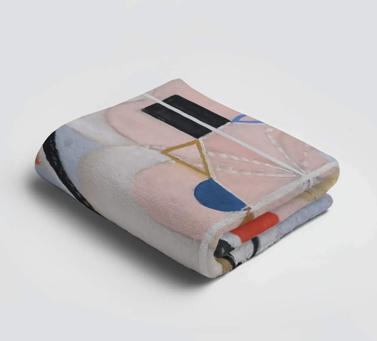 Hilma af Klint Evolution, n° 13, groupe VI serviette de bain de William Store