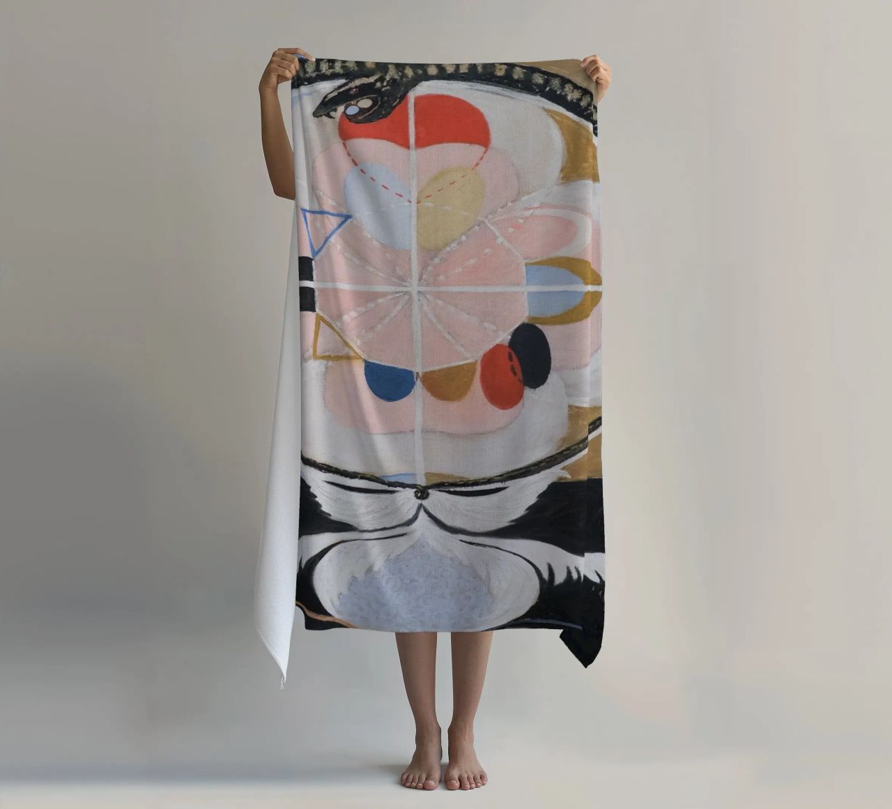 Evoluzione di Hilma af Klint, n. 13, Gruppo VI telo mare da William Store