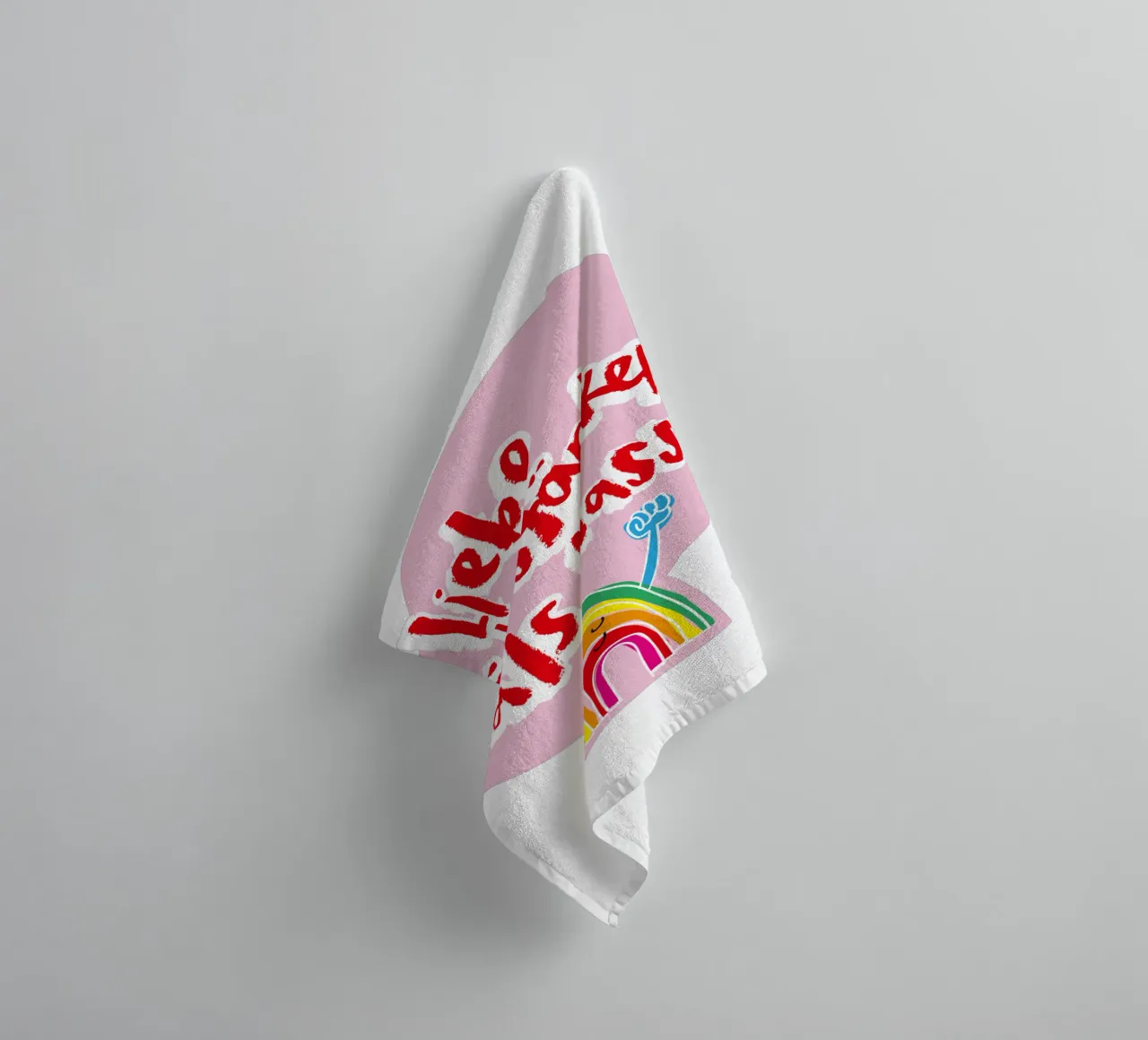 Mutiger Regenbogen asciugamano da bagno da Brushmeetspaper