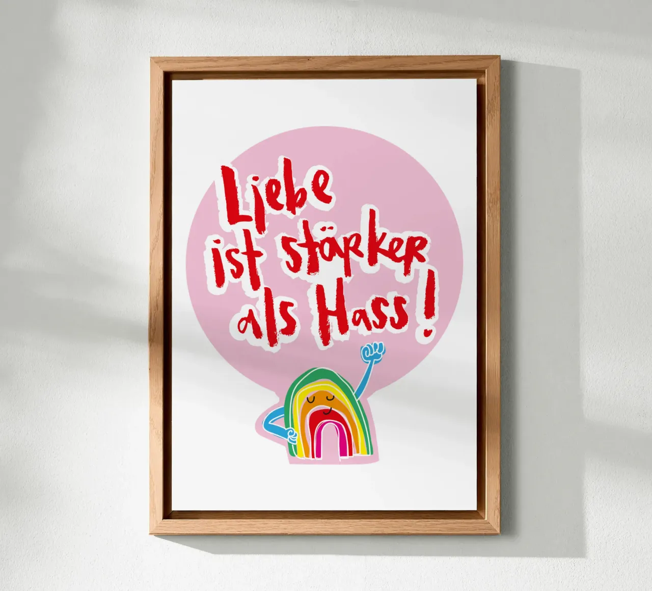 Mutiger Regenbogen alluminio dibond da Brushmeetspaper