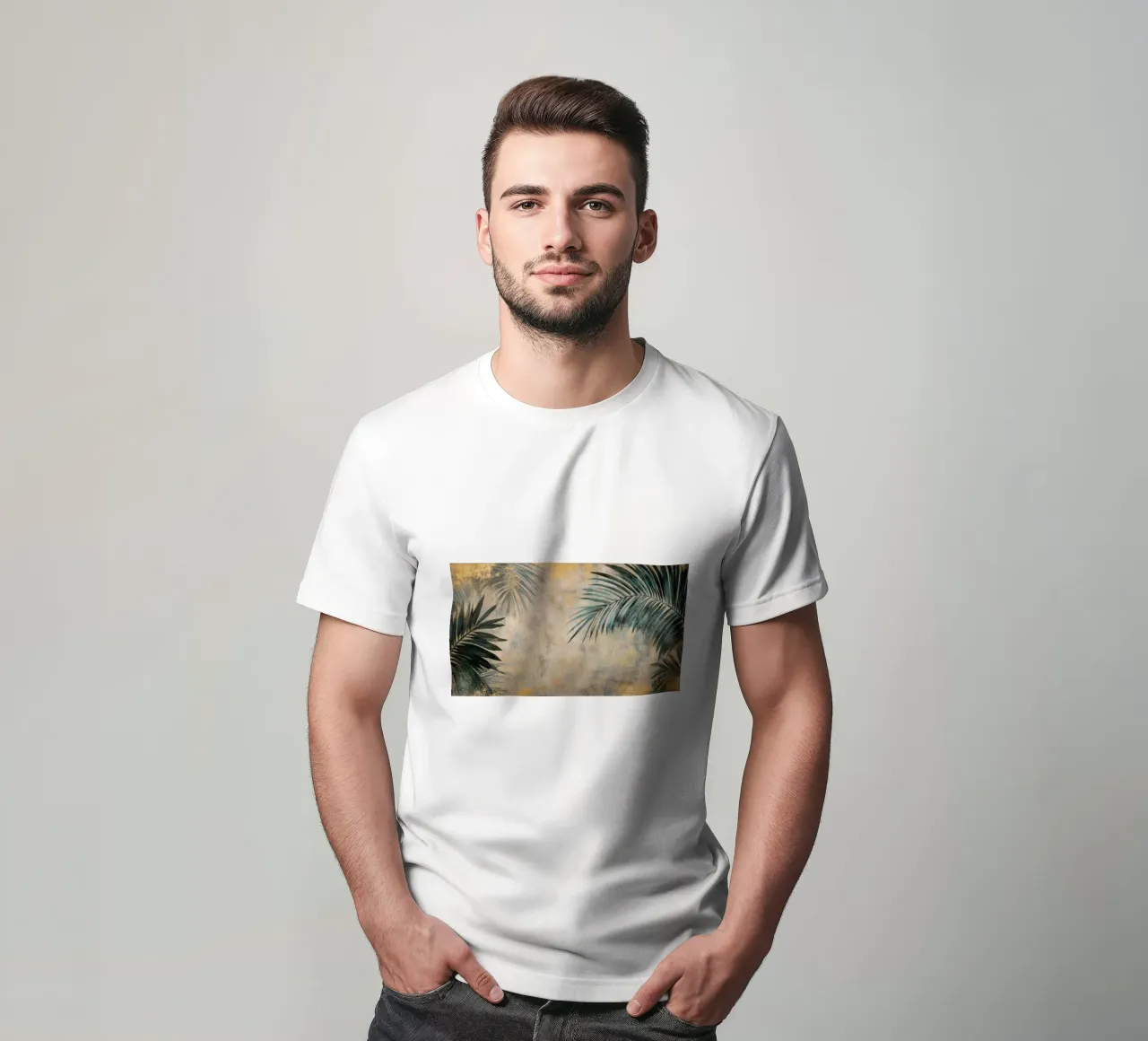 Foglie tropicali eleganti t-shirt da Modern Muse
