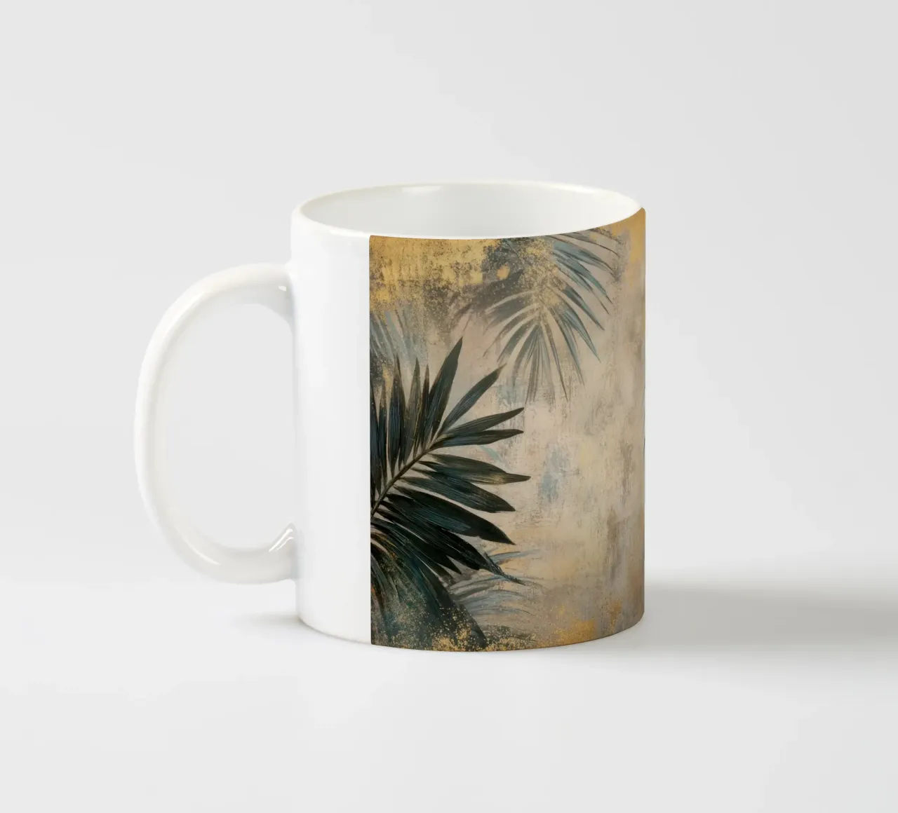 Feuilles tropicales élégantes mug en céramique de Modern Muse