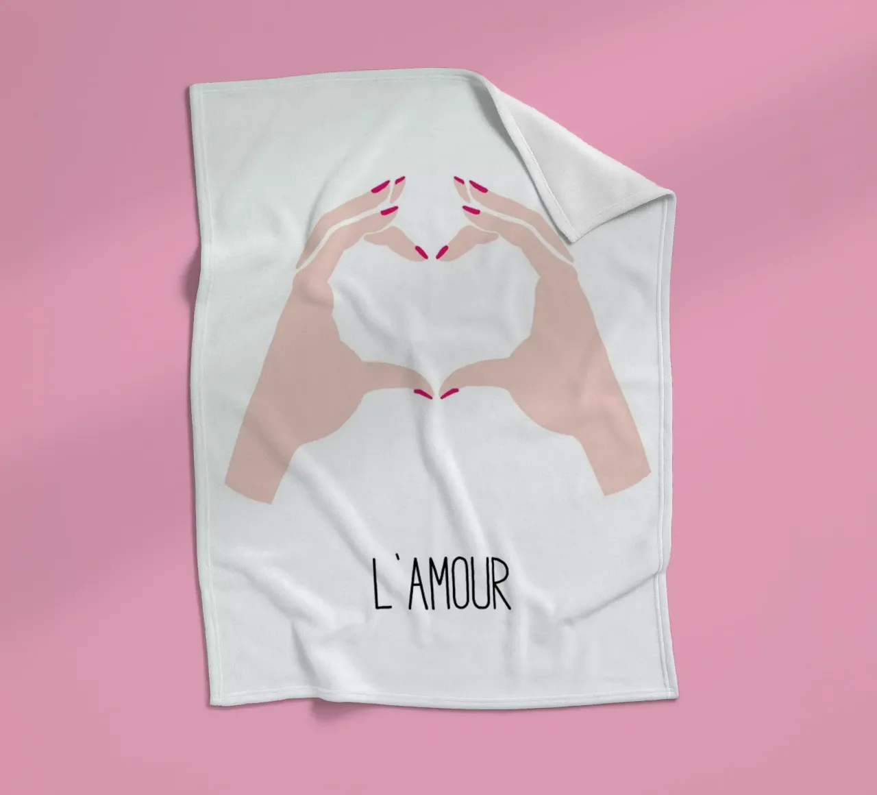 L'amour coperta in pile da KRUTH DESIGN