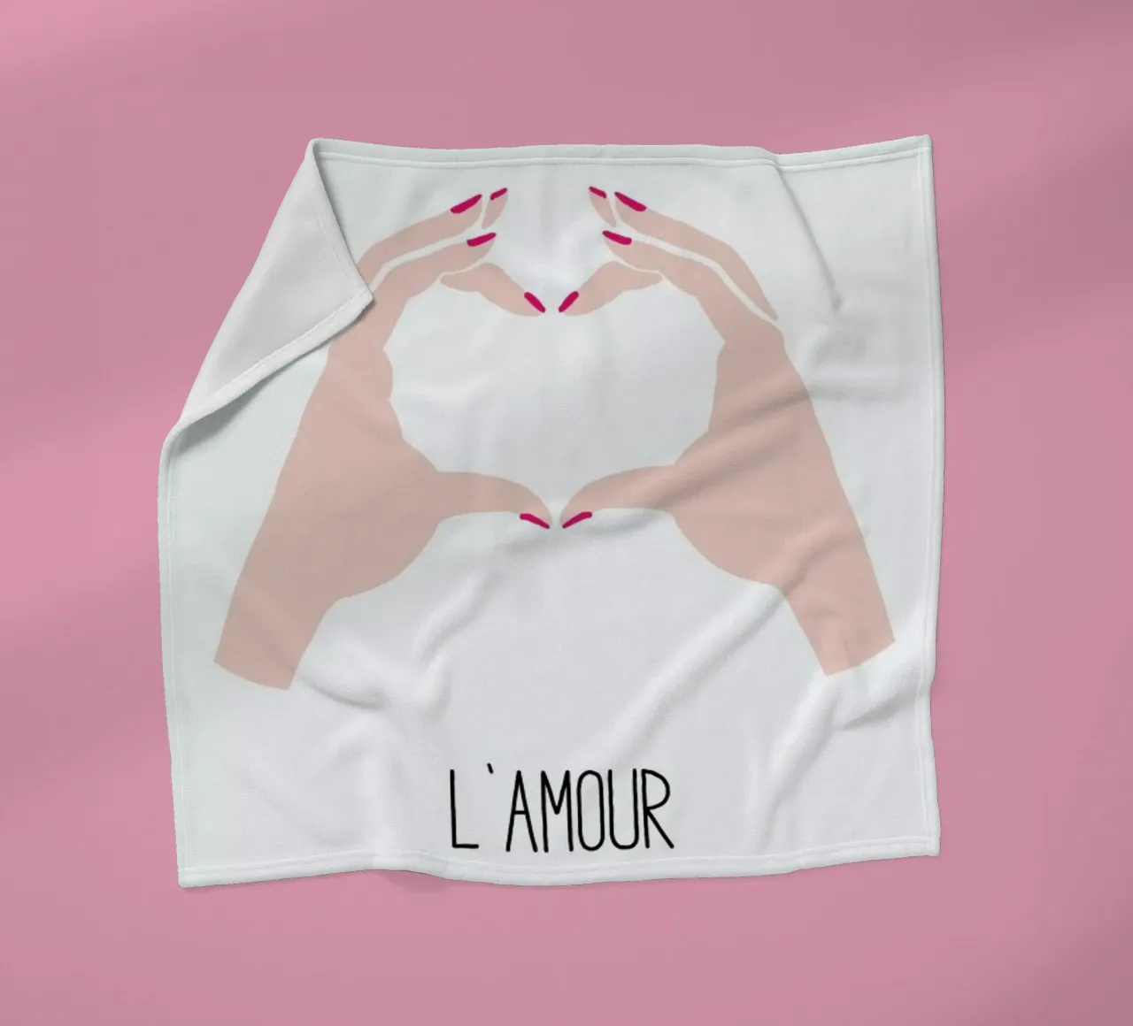 L'amour coperta in pile da KRUTH DESIGN