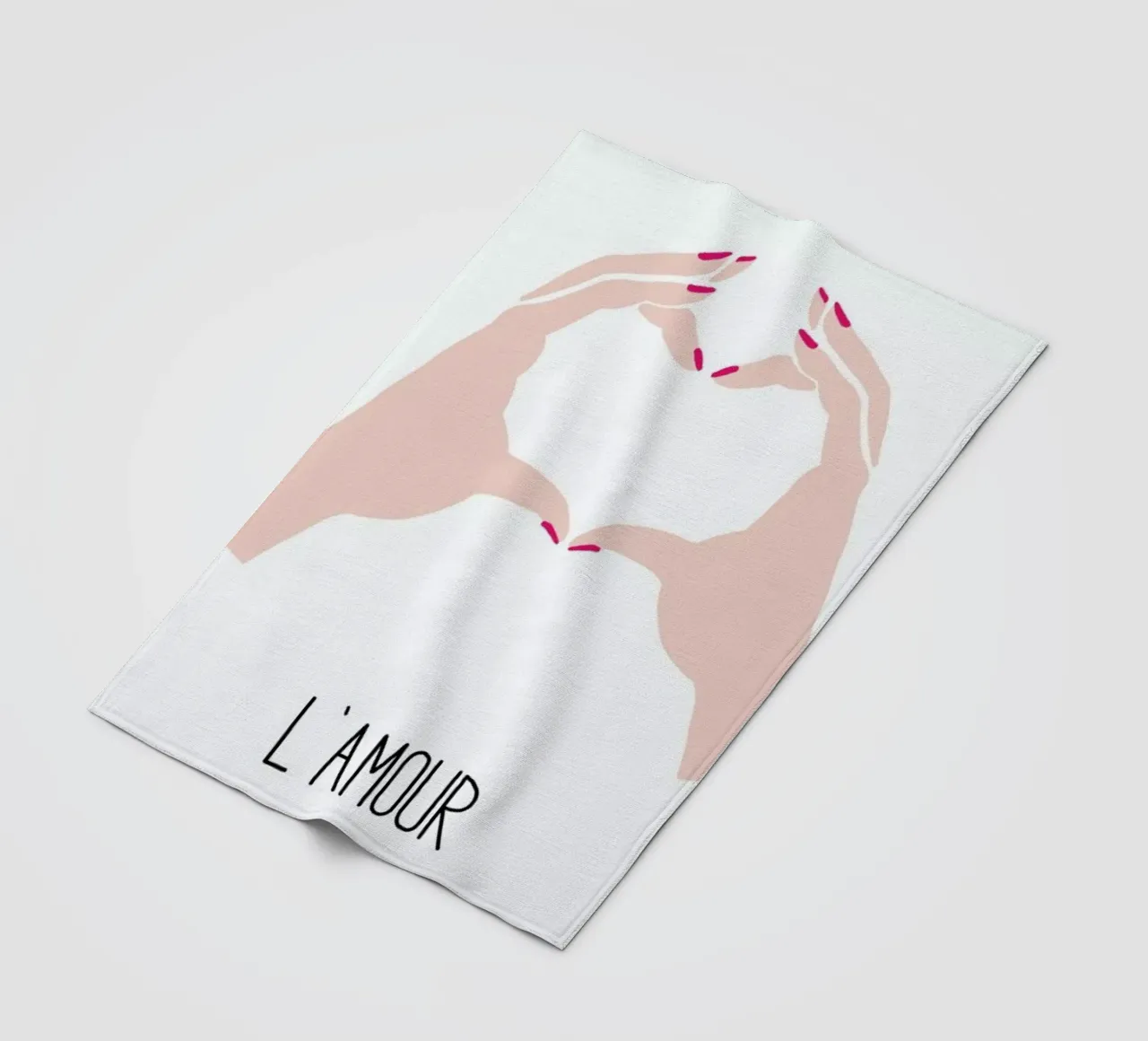 L'amour coperta in pile da KRUTH DESIGN
