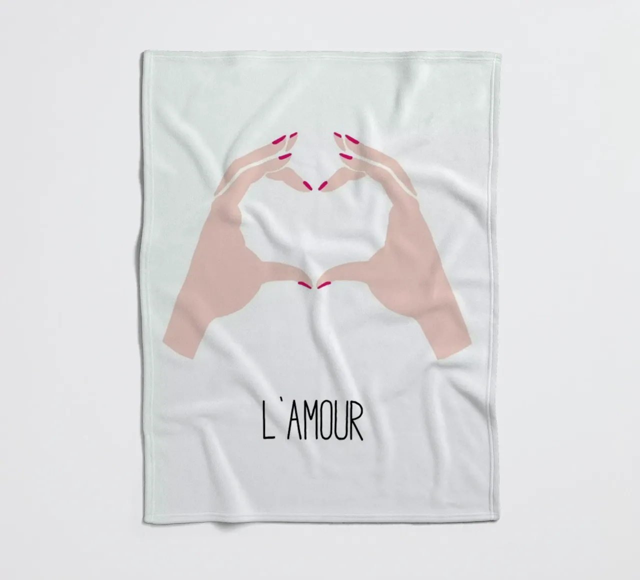 L'amour coperta in pile da KRUTH DESIGN