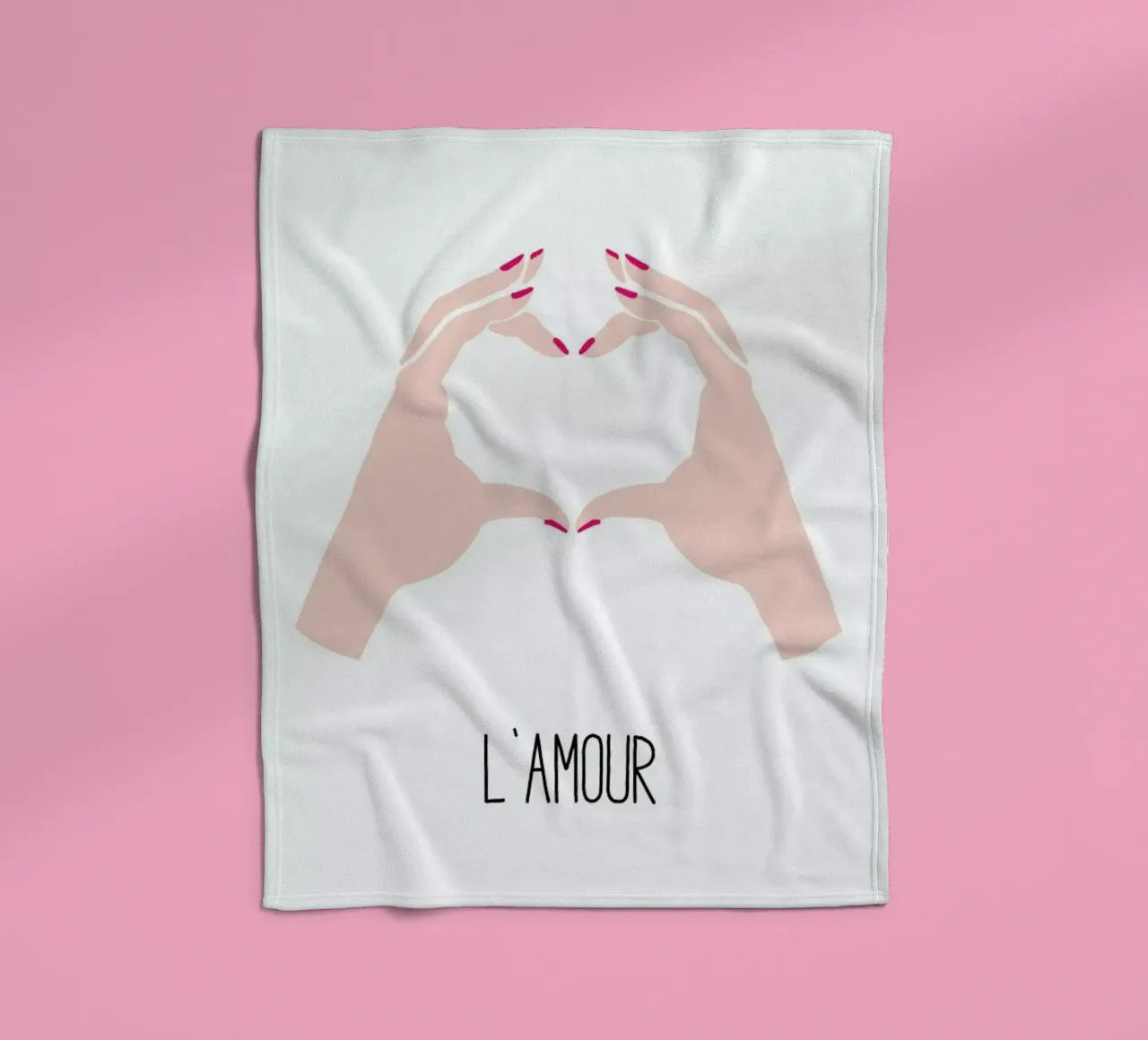 L'amour coperta in pile da KRUTH DESIGN