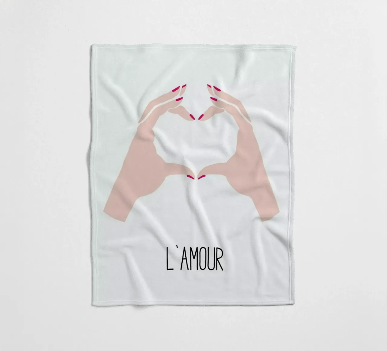 L'amour coperta in pile da KRUTH DESIGN