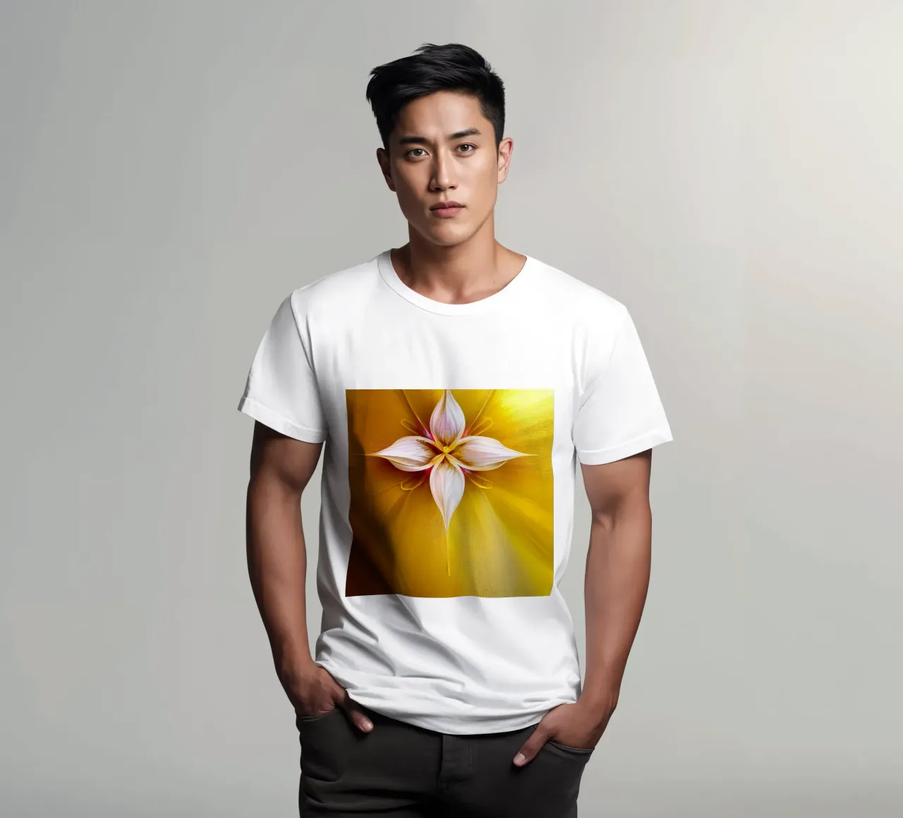 Macro Jasmine Flower t-shirt da Bold Blooms