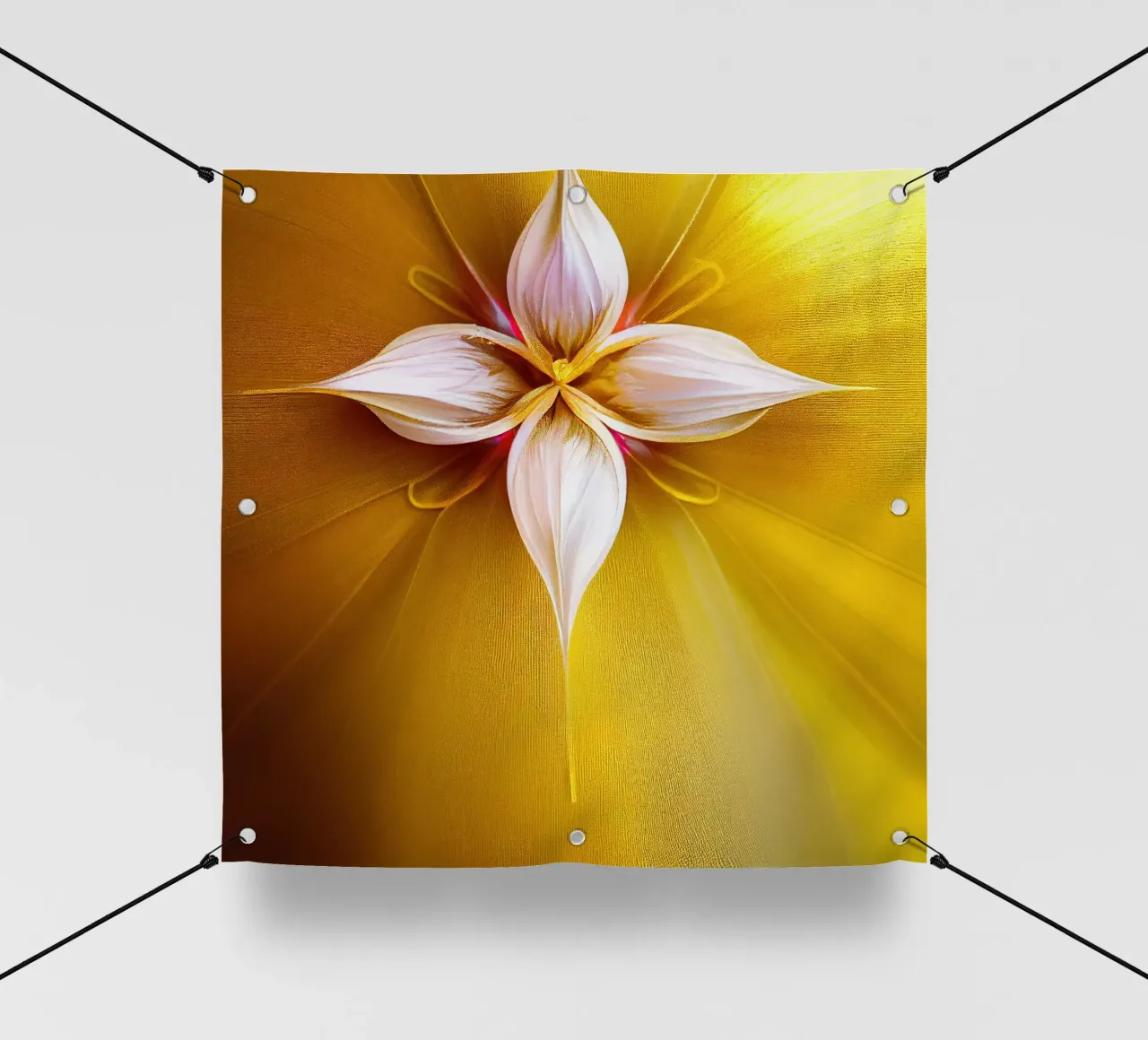Macro Jasmine Flower telo in pvc da Bold Blooms