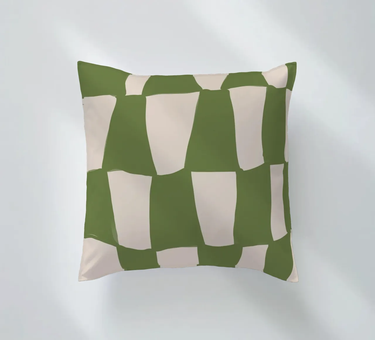 Green Pattern cuscino da treechild