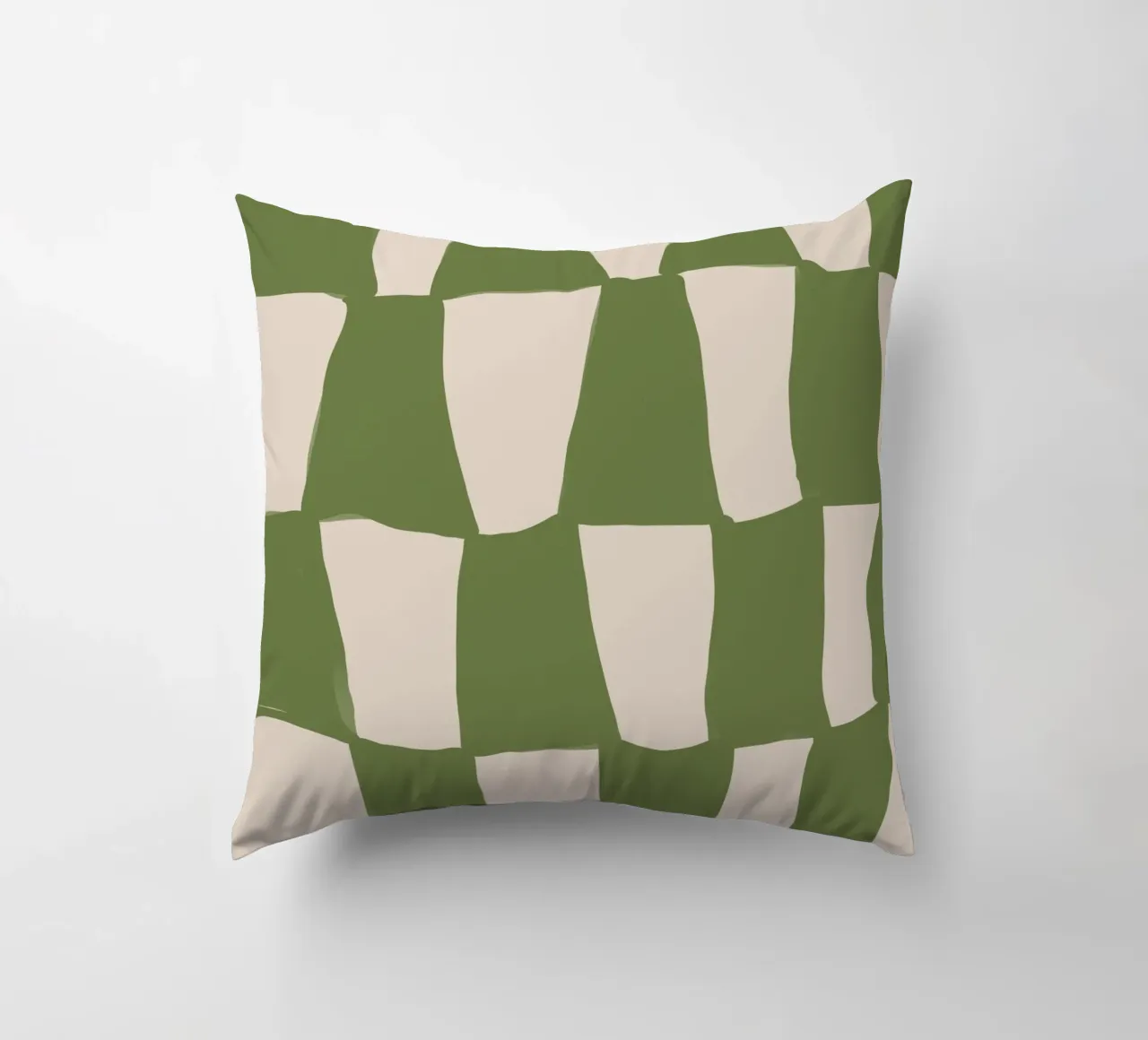 Green Pattern cuscino da treechild