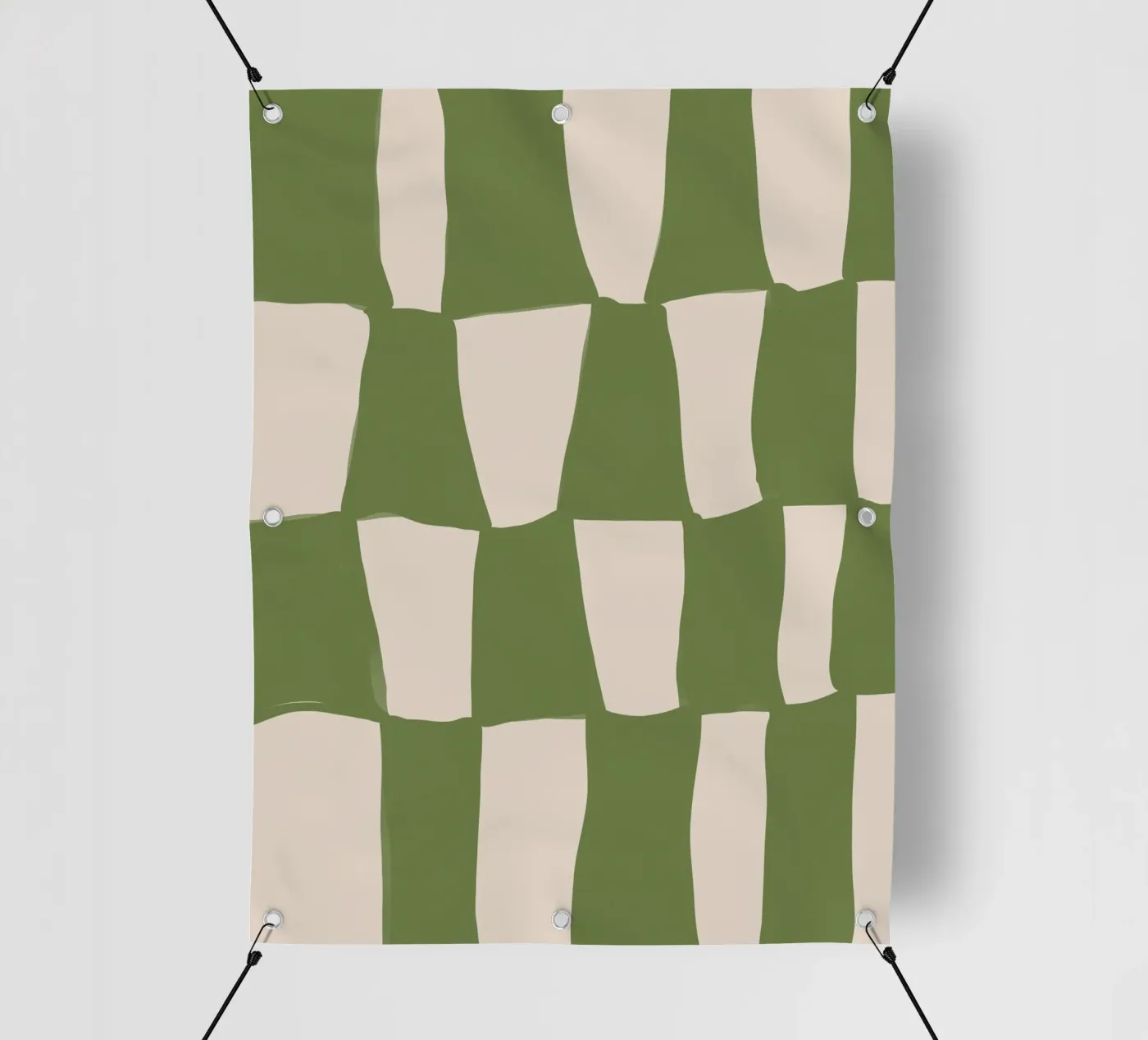 Green Pattern telo in pvc da treechild