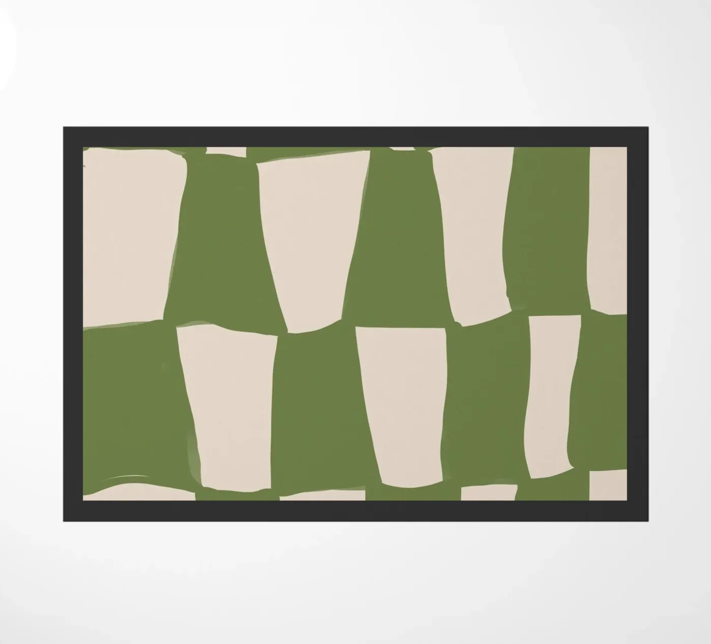 Green Pattern Fußmatte von treechild