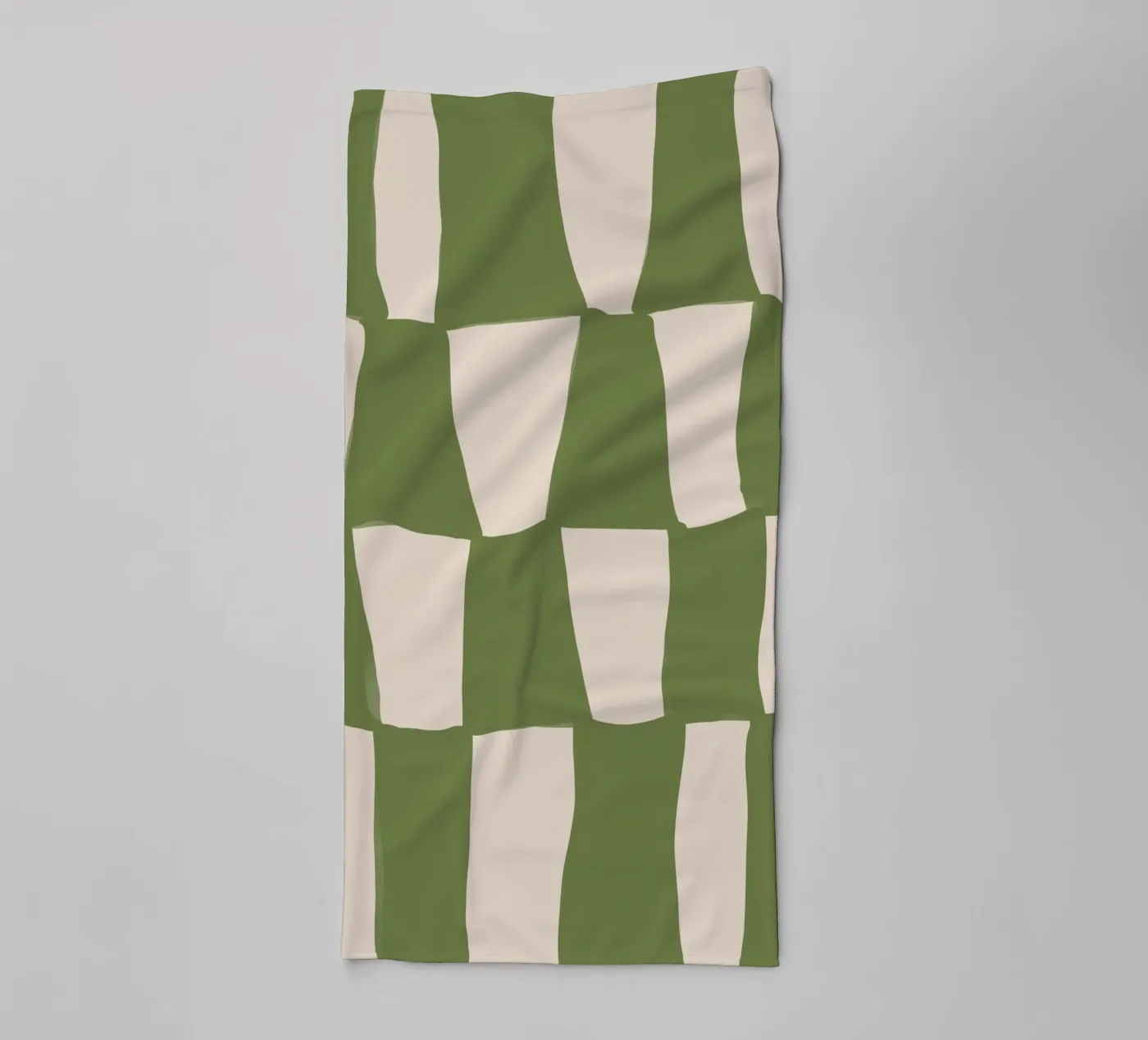 Green Pattern asciugamano da bagno da treechild