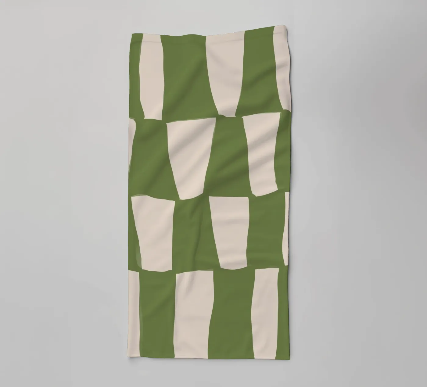 Green Pattern Handtuch von treechild