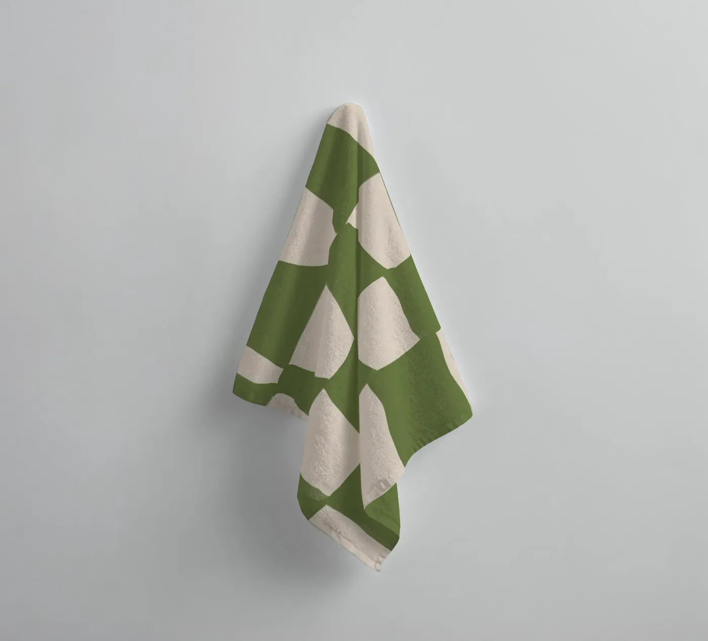 Green Pattern Handtuch von treechild