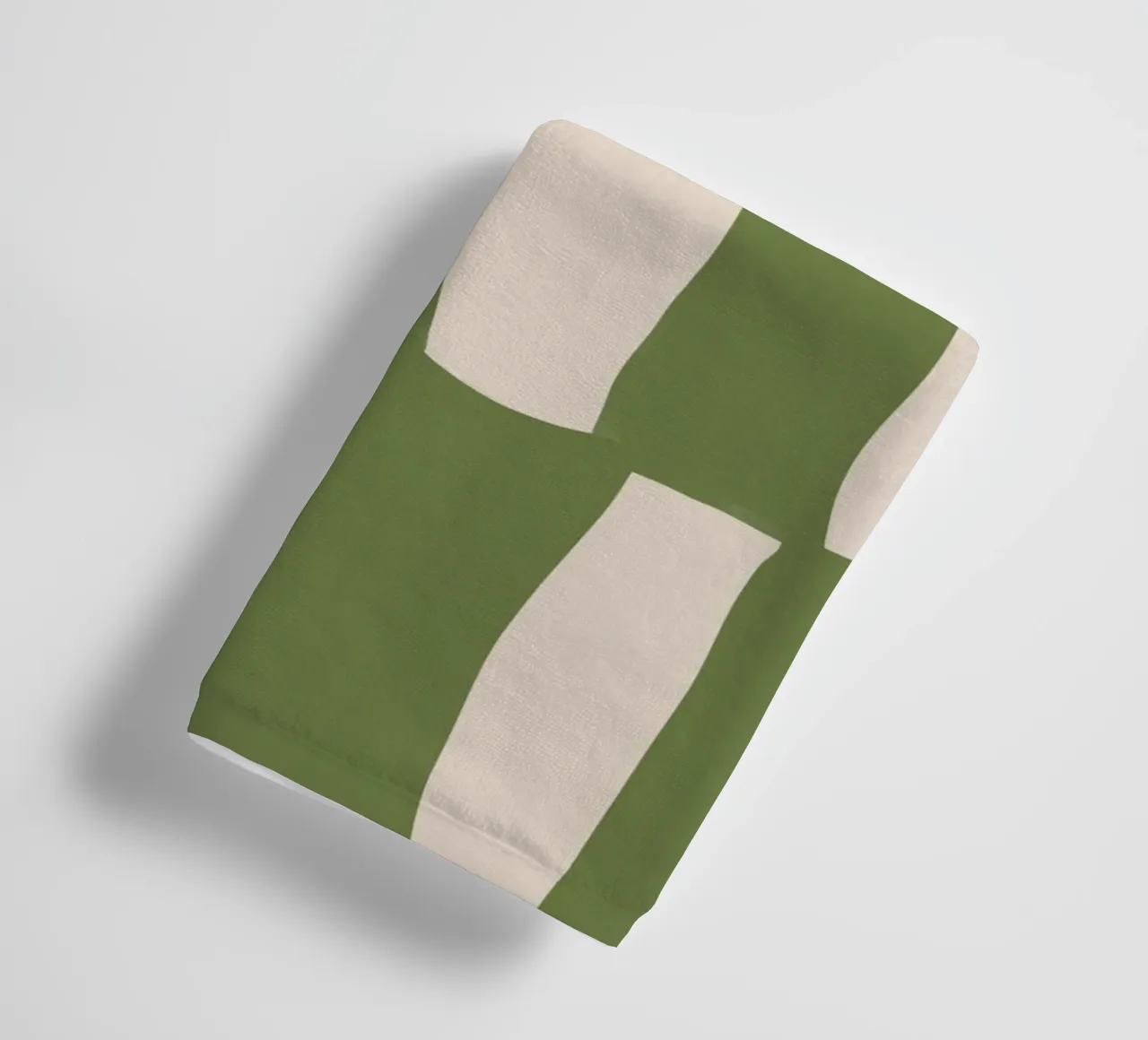 Green Pattern badhanddoek van treechild