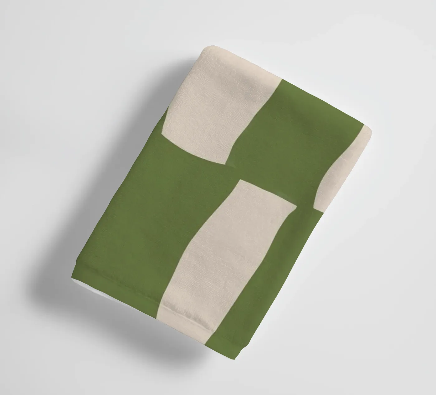 Green Pattern Handtuch von treechild