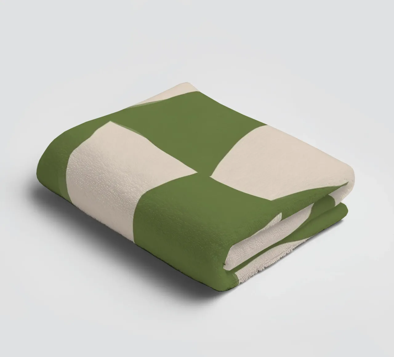 Green Pattern badhanddoek van treechild