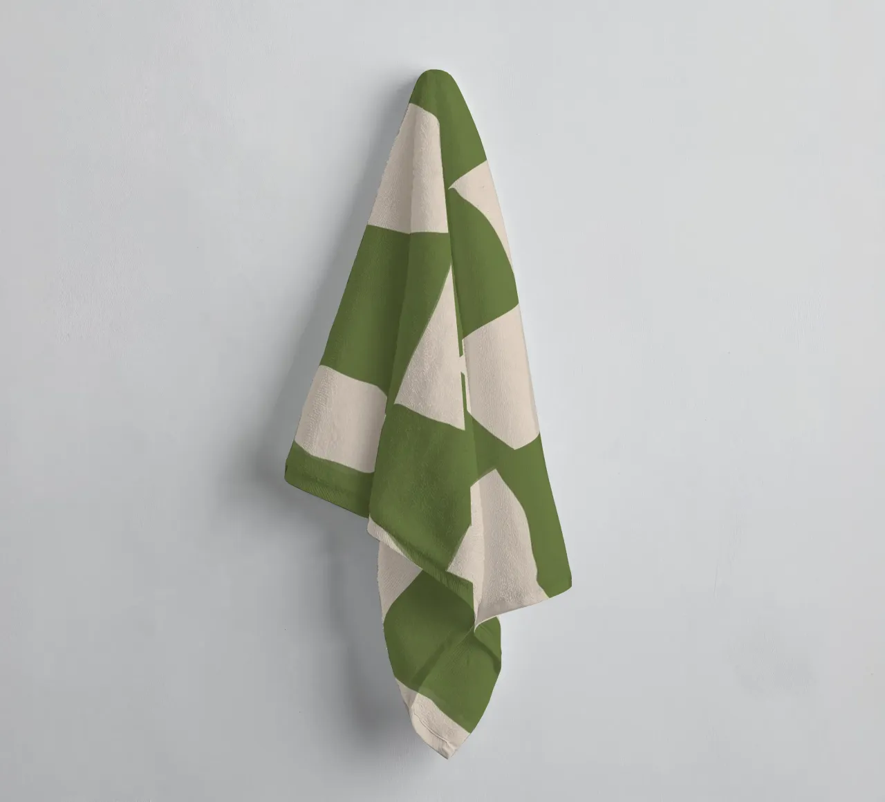 Green Pattern badhanddoek van treechild