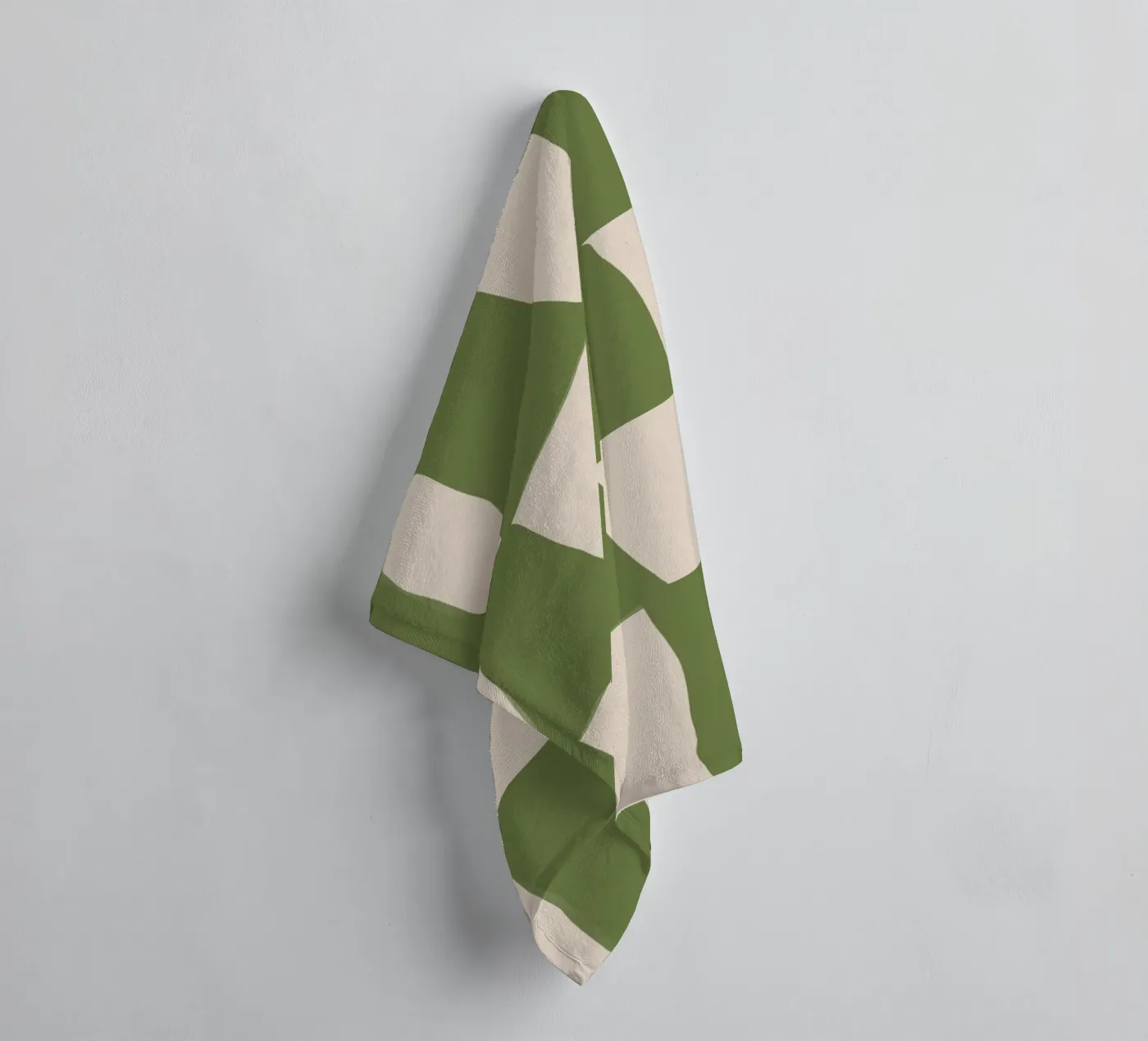 Green Pattern Handtuch von treechild