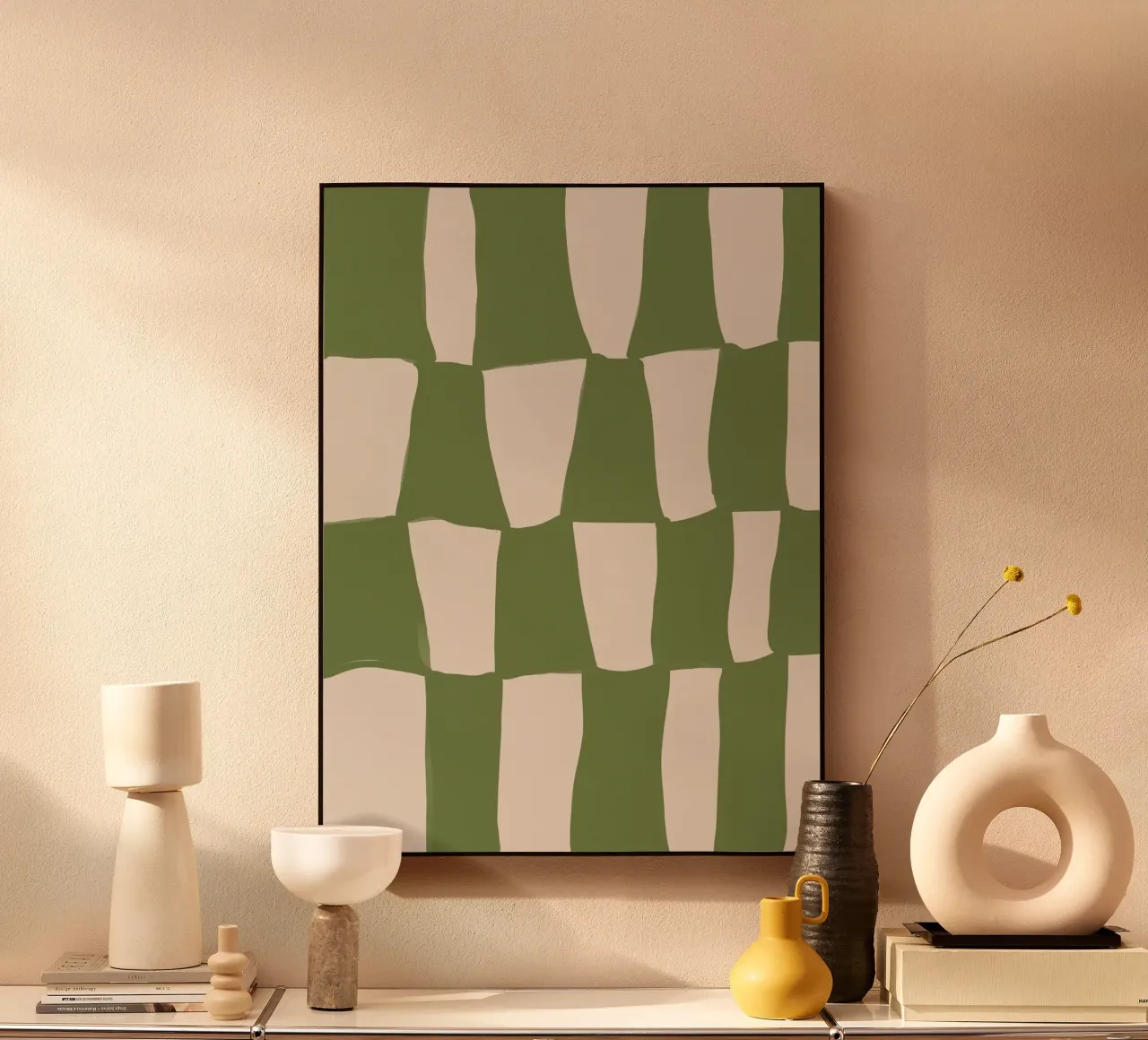 Green Pattern acryl van treechild