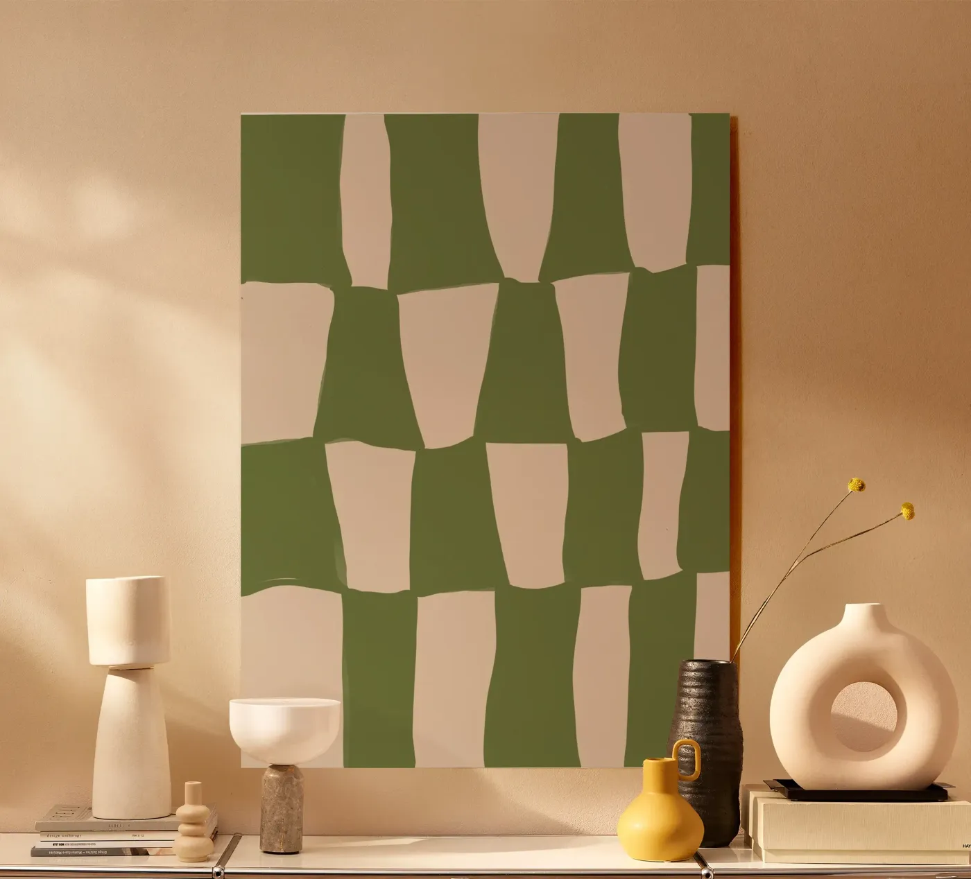 Green Pattern plexiglass da treechild