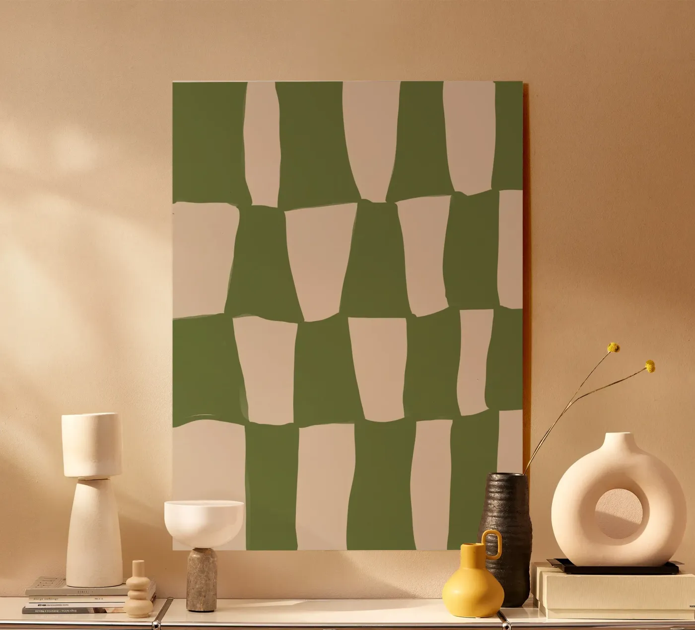 Green Pattern plexiglass da treechild