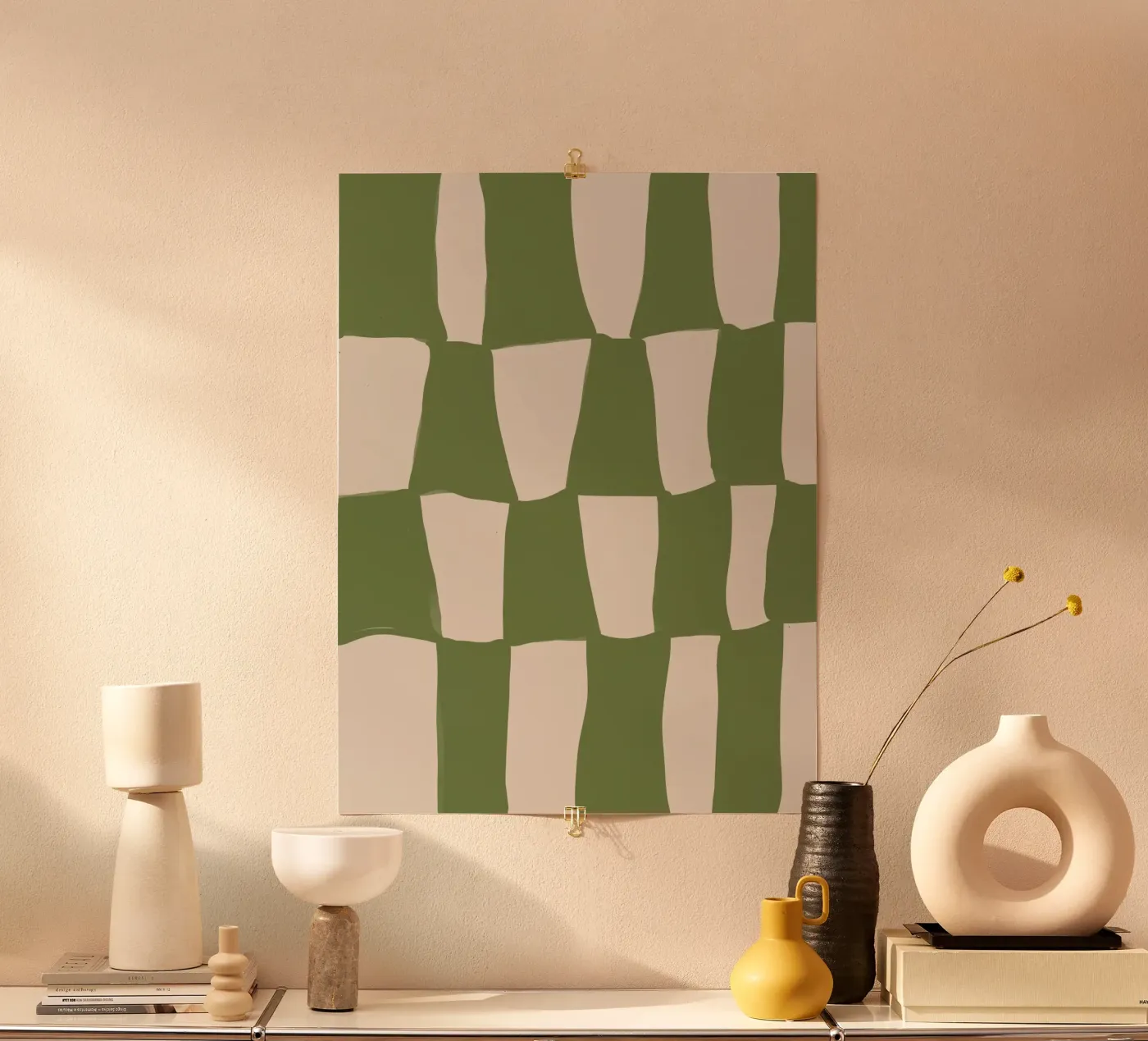 Green Pattern poster van treechild