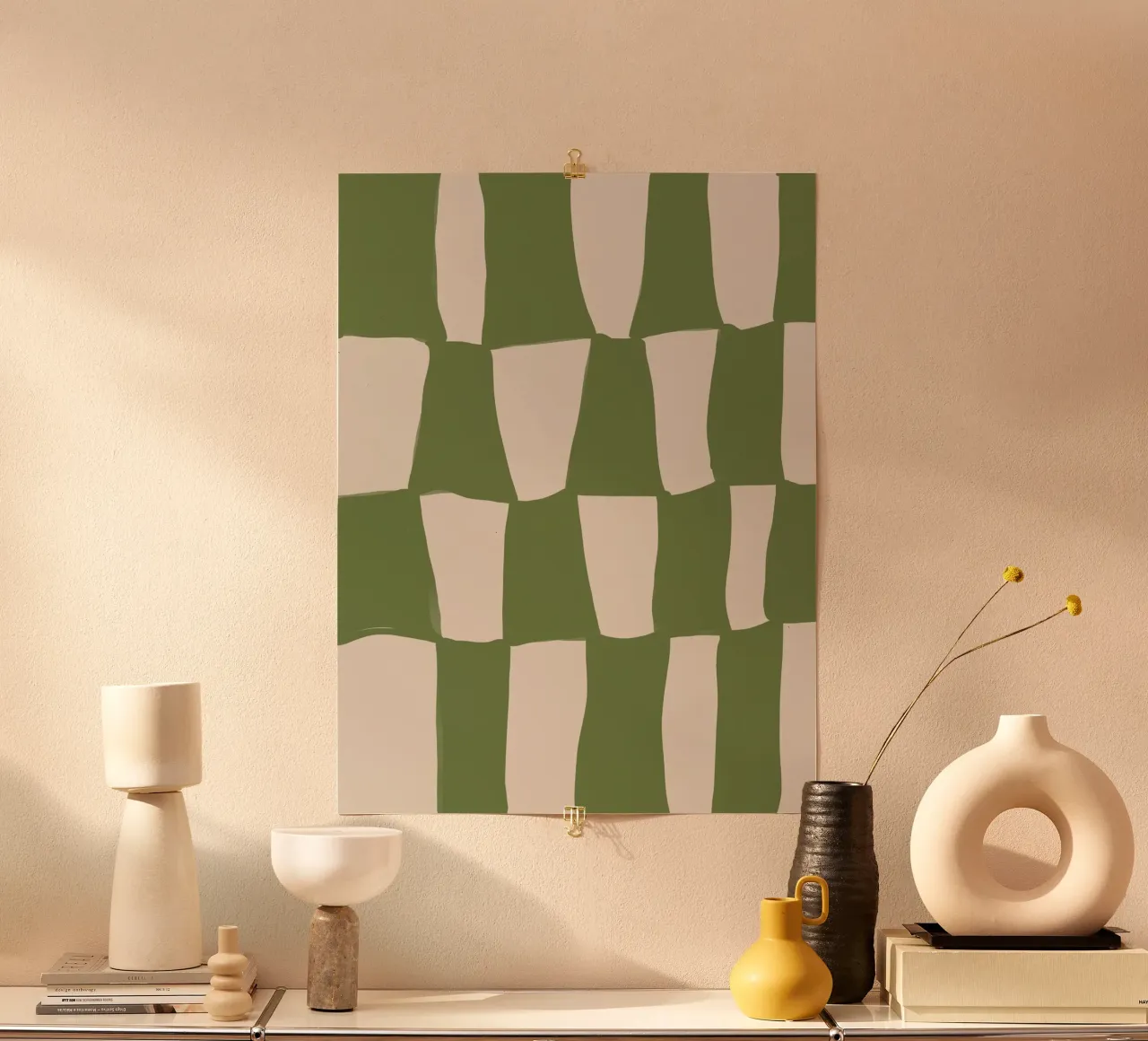 Green Pattern poster da treechild