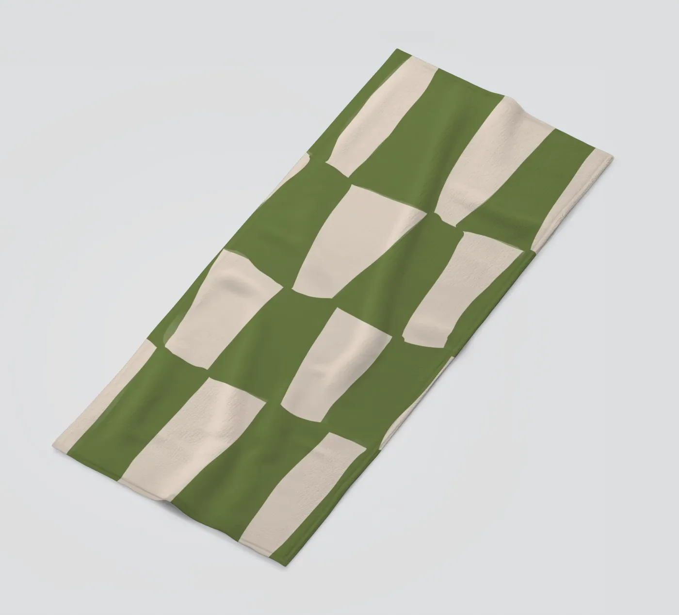 Green Pattern strandhanddoek van treechild