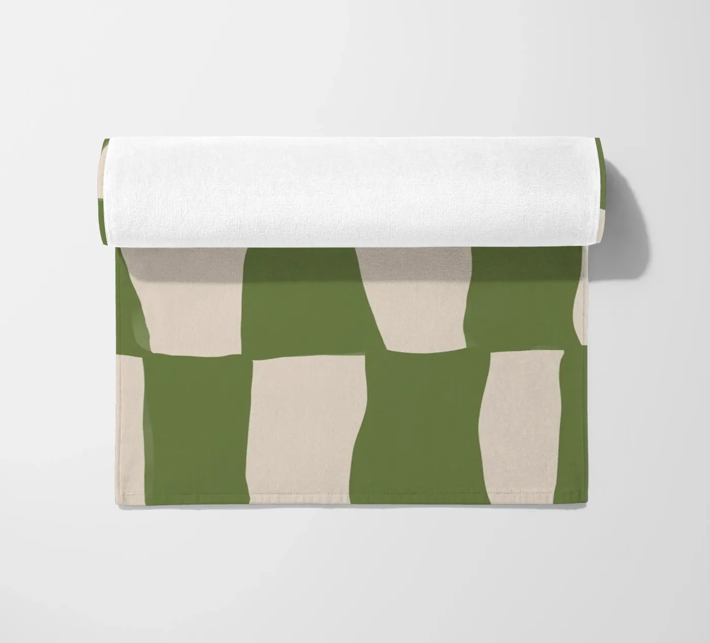 Green Pattern strandhanddoek van treechild