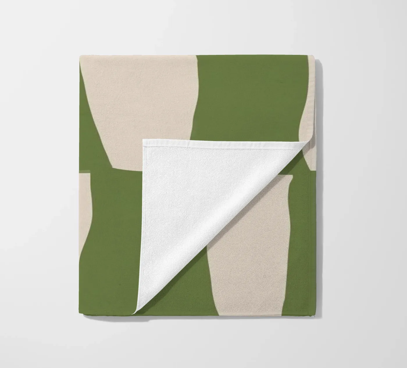 Green Pattern strandhanddoek van treechild