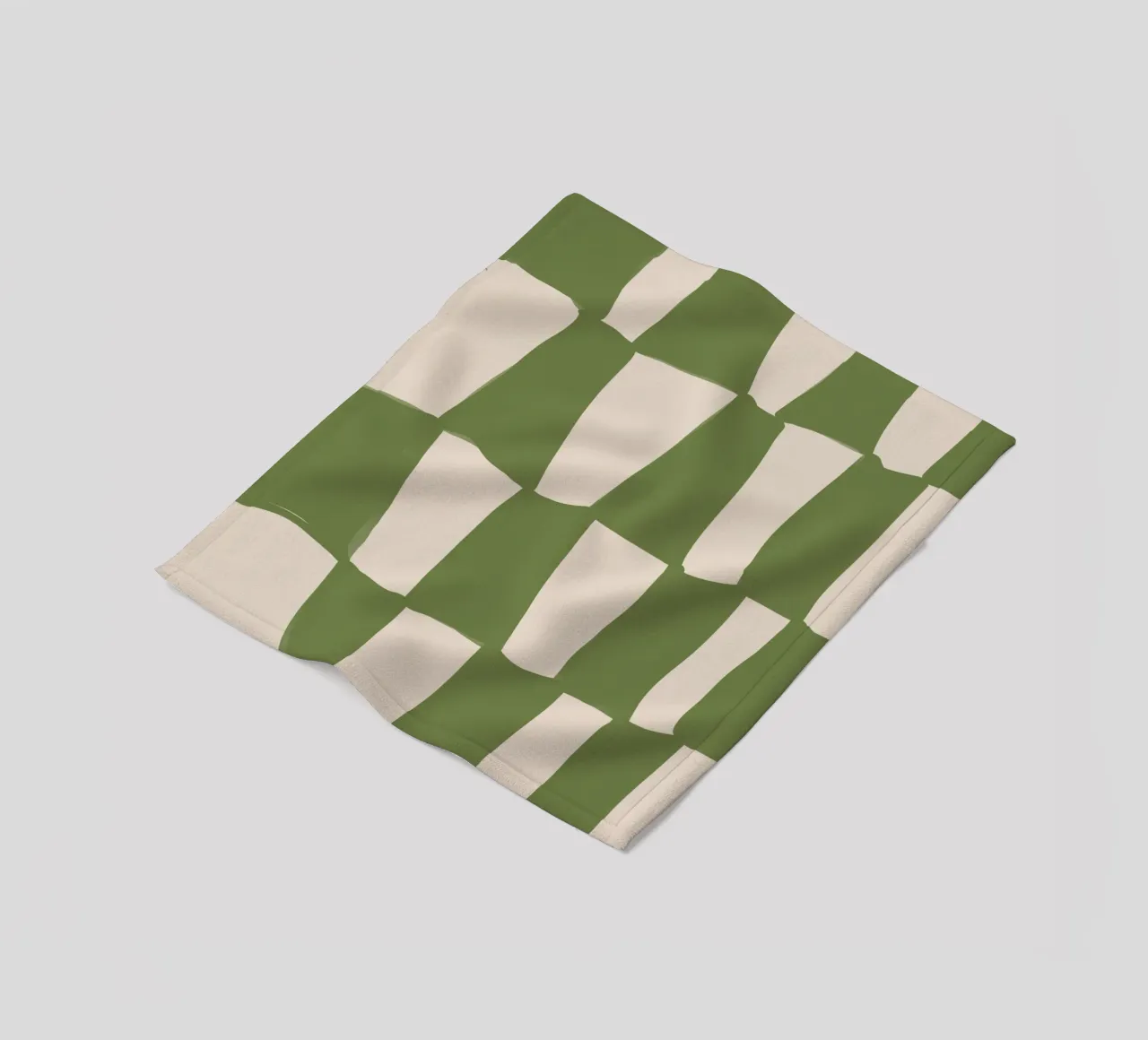 Green Pattern coperta in pile da treechild