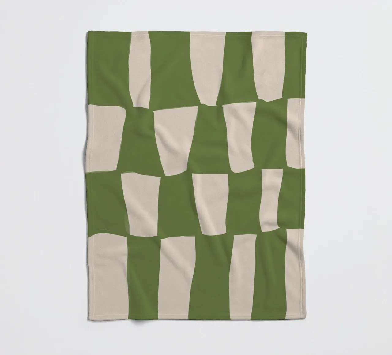 Green Pattern fleecedeken van treechild