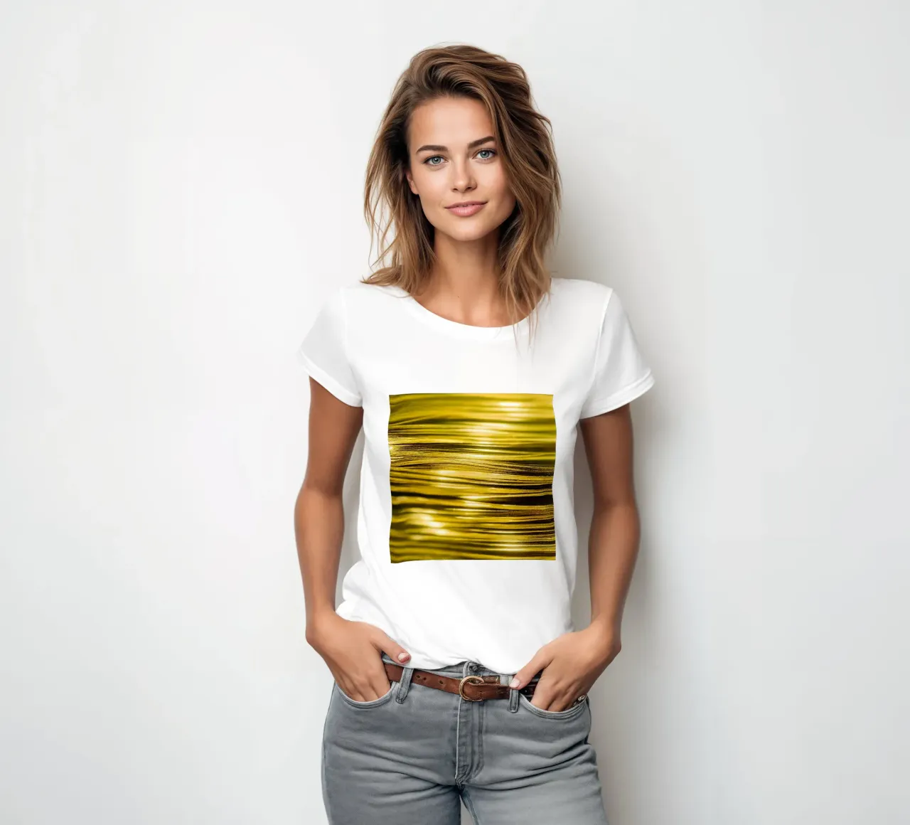 Macro Jasminum Sambac Fiore t-shirt da donna da Bold Blooms