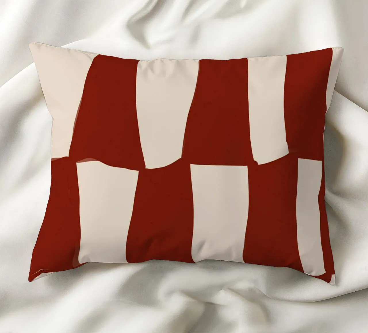 Red Pattern cuscino da treechild