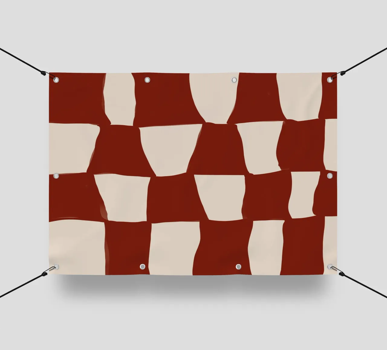 Red Pattern telo in pvc da treechild