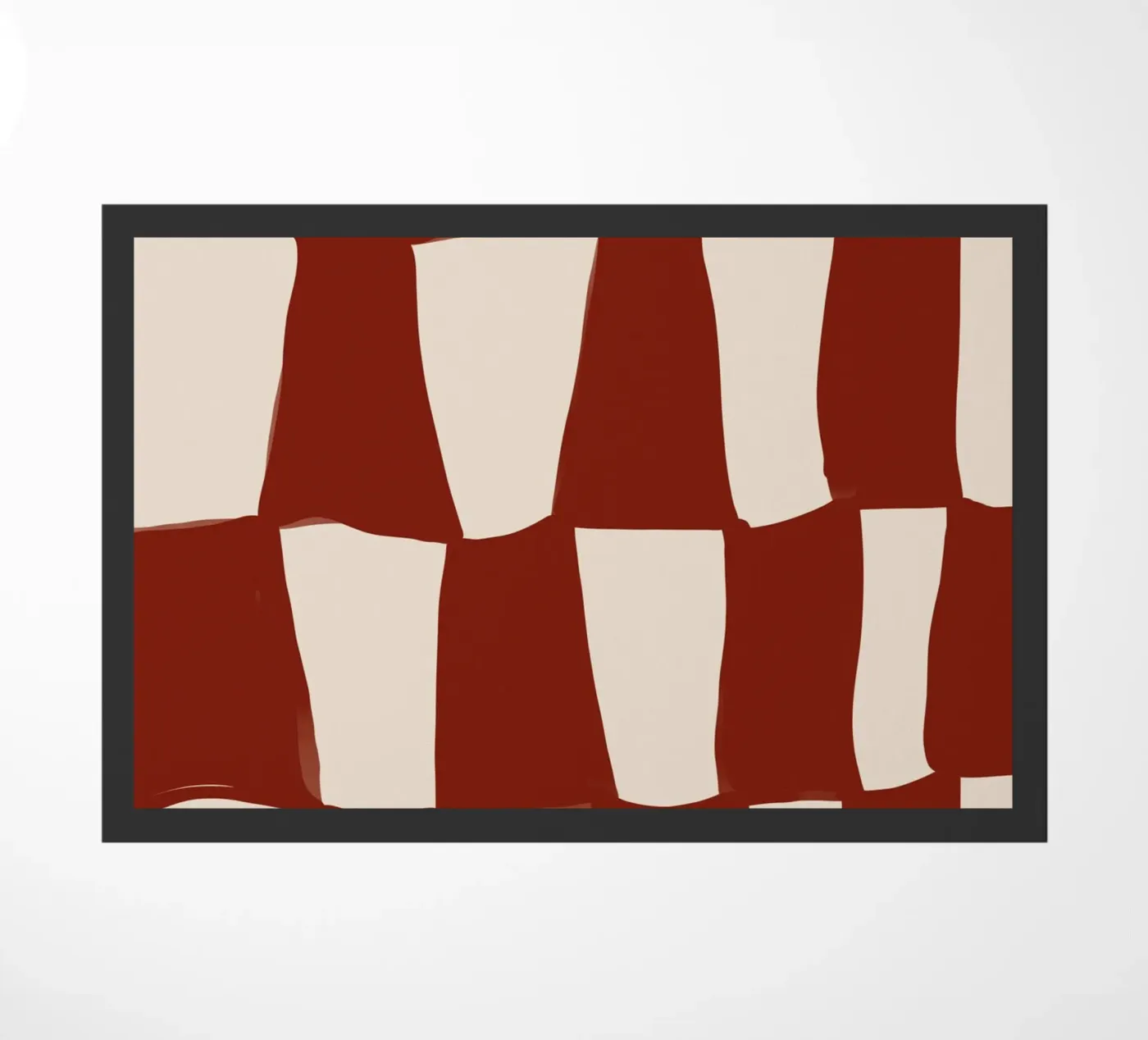 Red Pattern deurmat van treechild