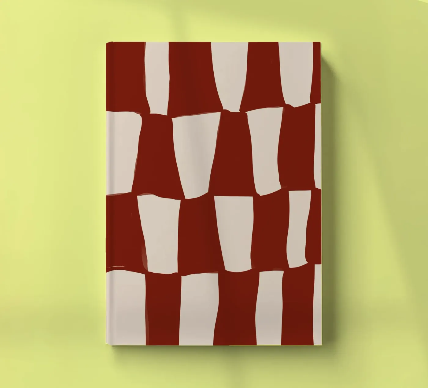 Red Pattern notebook by treechild