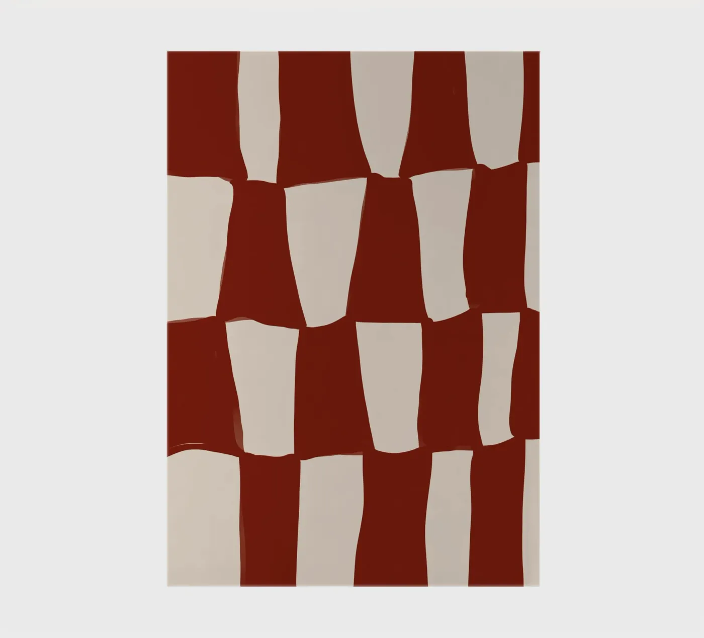 Red Pattern notebook by treechild